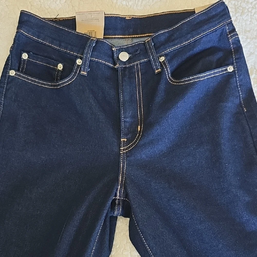 Levi's Dark Blue Women's Bootcut Jeans - Picture 6 of 9